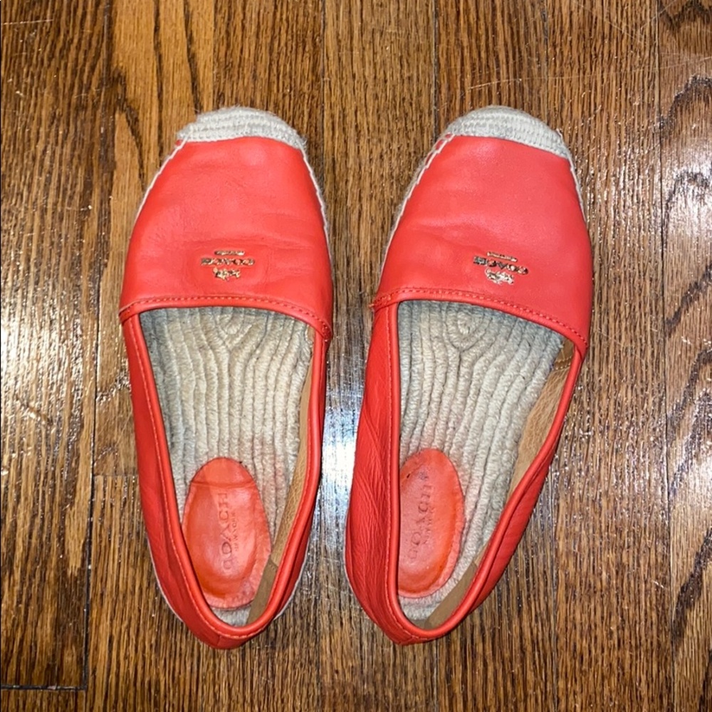 Coach Salmon Flat Espadrilles